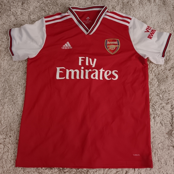 Adidas Arsenal Jersey Mens Mediun Red Lacazette #9 Home football shirt